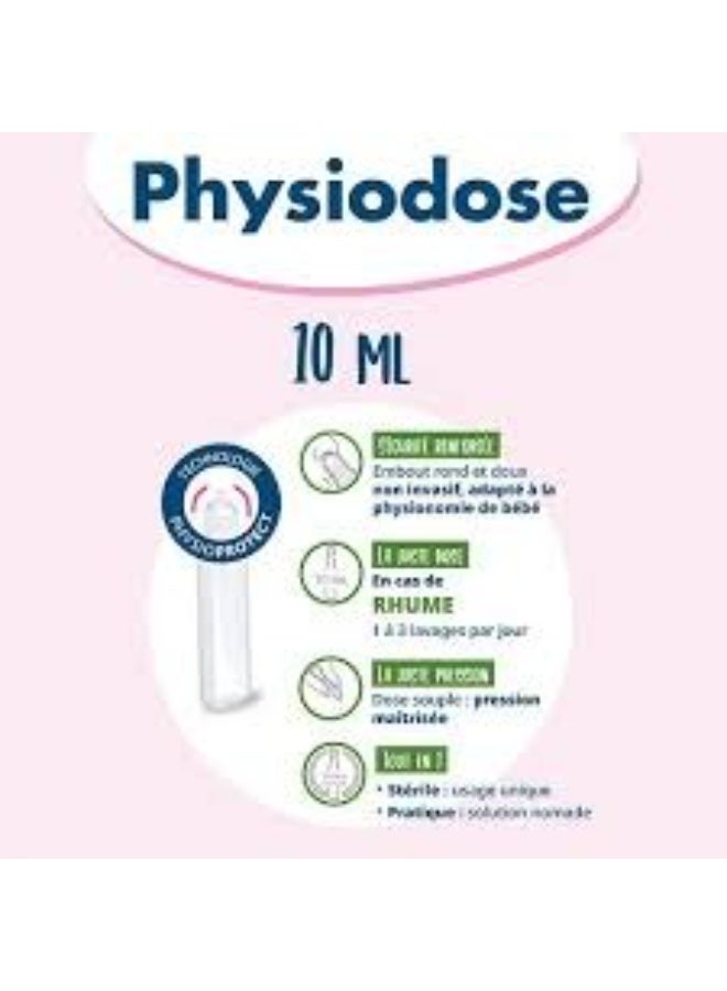 Physiodose Sterile Physiological Saline Solution 30 Vegetable Unidoses 10 ml - Image 2
